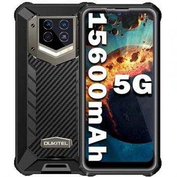 15600mAh Batería 5G Moviles Antigolpes OUKITEL WP15 Android 11 8GB + 128GB Moviles Resistente Agua y Golpes 6.52 Pantalla Telefono Indestructible Cámara 48MP Smartphone Todoterreno Dual SIM, GPS, NFC