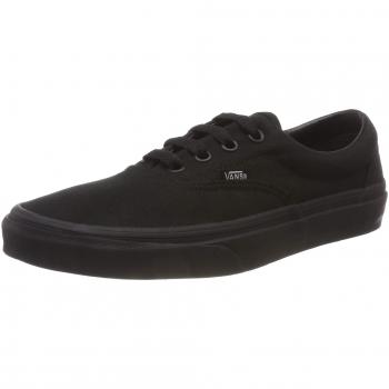 Vans Era Unisex Black Canvas Sneakers Size 37