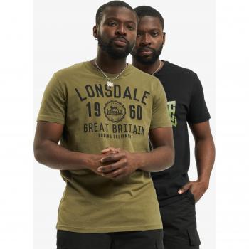 Lonsdale Camiseta De Manga Corta Bangor Multicolor 2 Unidades Hombre