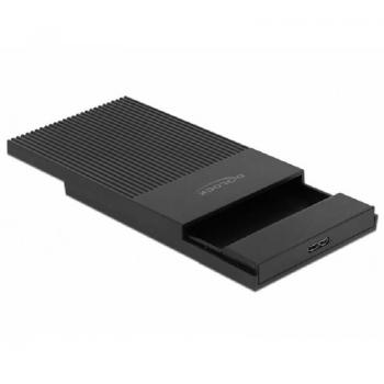 Carcasa Externa USB 3.0 para HDD/SSD SATA de 2.5'' - Sin Herramientas, Negro