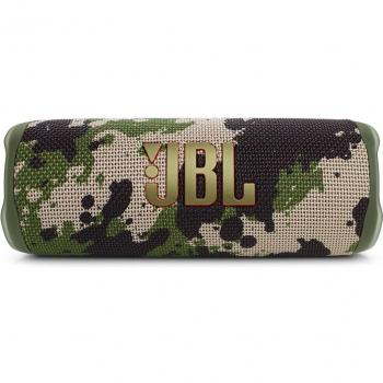 JBL Flip 6 Altavoz Bluetooth Portátil Resistente al Agua y Polvo IP67, Sonido Estéreo, Conexión Inalámbrica, Diseño Camuflaje Squad, Potencia de