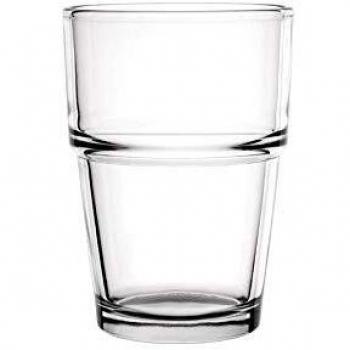 Vaso Apilable de Vidrio Templado 200 ml - Lote de 12 - Olympia