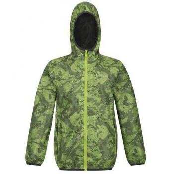Regatta - Chaqueta Impermeable Lever Impreso para Niños/Niñas, chaqueta impermeable plegable con estampado de palanca para niños
