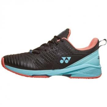 Yonex Sonicage 3 Zapatilla De Pádel Hombres Negro - 46, Zapatillas Tenis YONEX PC Sonicage 3 Clay (Black / Sky Blue), YONEX Hombres Sonicage 3 Cly