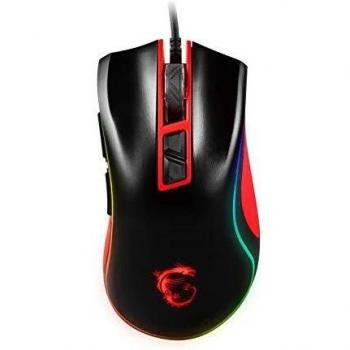 MSI M92 Ratón Óptico Gaming Negro con 4000 DPI y 9 Botones RGB