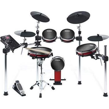 Kit de Batería Electrónica Alesis Crimson II Edición Especial de 9 Piezas con Parche de Malla