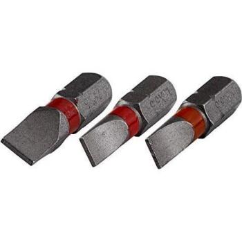Wolfcraft 1338000 - 3 puntas Solid, ranura 0,8 x 5,5 + 1,0 x 5,5 + 1,2 x 6,5 mm