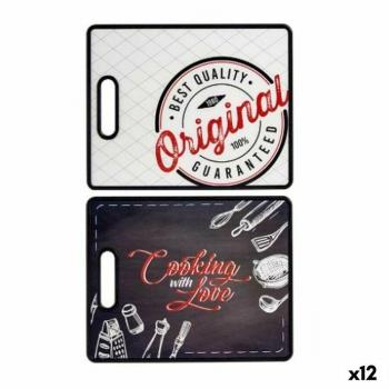 Tabla de Cortar Cocina Polipropileno 30,5 x 1 x 38 cm (12 Unidades) - Cuidado del Hogar