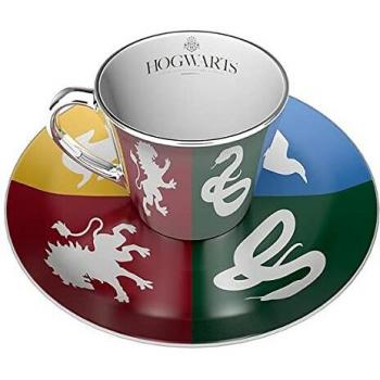 Set de Taza y Plato Espejo Harry Potter Hogwarts 300 ml