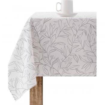 Mantel antimanchas con estampado de hojas