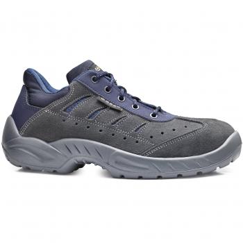 BASE Protection B163-S1P T-36 Calzado de Seguridad COLOSSEUM para Mujeres y Hombres, Gris y Azul, Talla 36 EU