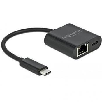 DeLOCK 66644 Base para Portátil y Replicador de Puertos Alámbrico USB 3.2 Gen 1 (3.1 Gen 1) Type-C Negro