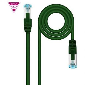 NANOCABLE 10.20.1701-GR - Cable de Red Cat.7 600MHZ LSZH SFTP PIMF AWG26, Verde, 1 m