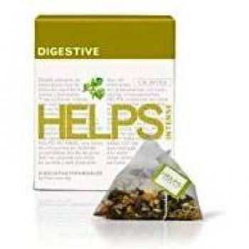 HELPS INFUSIONES - Infusión Digestiva Con Manzanilla, Menta, Anís E Hinojo. Helps Intense Digestive. Caja De 10 Pirámides.