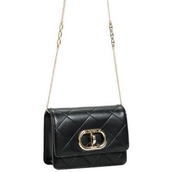 Twinset Small Quilted Crossbody Bag - Black, One Size