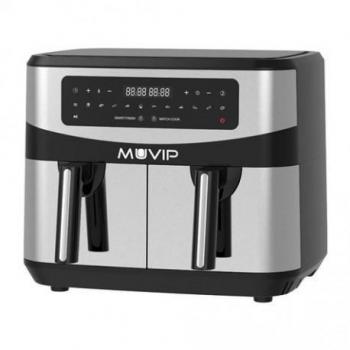 Freidora de aire caliente doble 9 litros 2600W pantalla táctil - Muvip