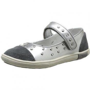 tty Emili 5b9209 - Bailarinas de cuero para niñas, color gris, talla 31