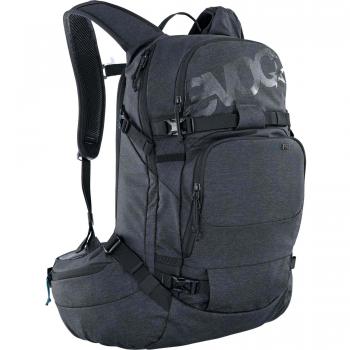 Mochila Evoc Line Pro 20L para Esquí y Snowboard, Color Negro, Tamaño S/M