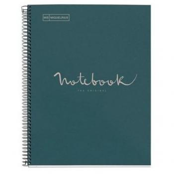 Cuaderno A4 Eco Emociones Miquelrius Cuadrícula 5mm Cartón Reciclado