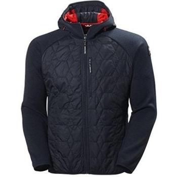 Helly Hansen Shore Hybrid Insulator - Chaqueta náutica aislante para hombre, color azul, talla L