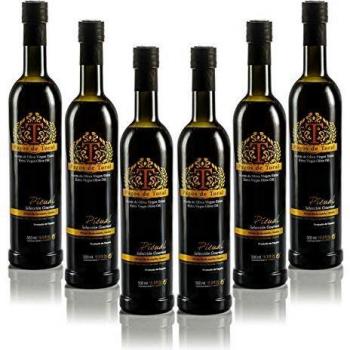 Pagos de Toral Selección Gourmet - Caja 6x500 ml - Aceite de Oliva Virgen Extra - Primer Día de Cosecha - Octubre 2020 - Nueva cosecha - Variedad Picual - Procedente de Úbeda - Jaén - 500 ml