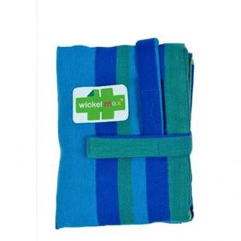 Wickelmax Hoppediz - Cambiador, diseño de rayas, color verde y azul