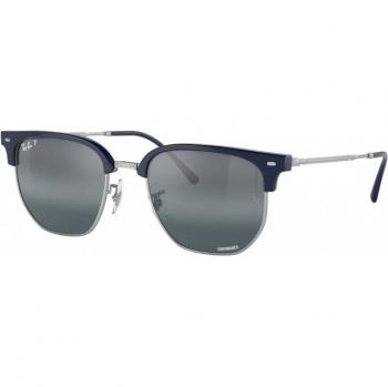 Ray-Ban RB4416 New Clubmaster 6656G6 Unisex Square Blue Sunglasses Size 53