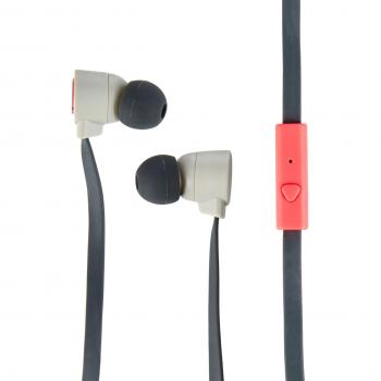 Coloud Micro Pop - Auriculares intrauriculares, Rojo/Gris