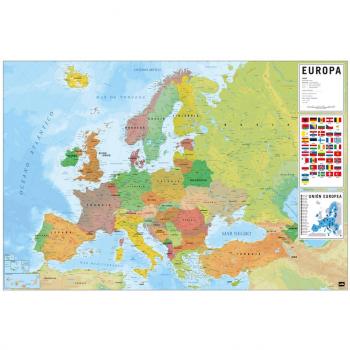 Mapa de Europa Político-Físico Grupo Erik GPE5441/GPE5045