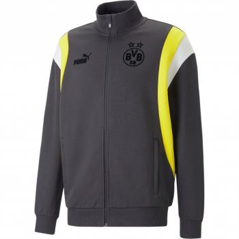 Puma Chaqueta de Chándal Borussia Dortmund 2022/23 - Chaqueta de chándal, diseño oficial del Borussia Dortmund, temporada 2022/23, fabricada con materiales ligeros y transpirables, incluye el logo