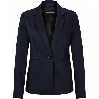 Drykorn Women's Tailored One-Button Blazer in Dark Blue, Size 40
