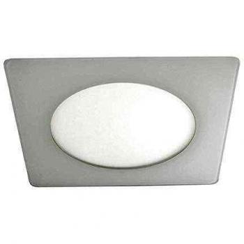 Wonderlamp W-E000057 - Lámpara downlight LED extraplano cuadrado, 20 W, aluminio, 15 x 15 x 2,3 cm, color blanco