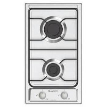 Placa de Gas Candy Idea CHW23X 28.8 cm Acero Inoxidable 2 Fuegos Empotrable