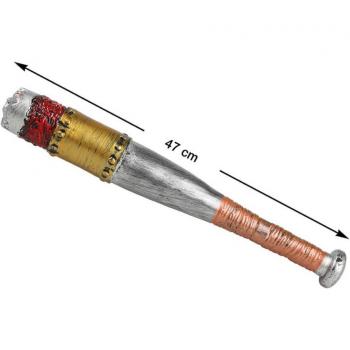 Bate Plateado de 47 cm - Accesorio para Disfraz
