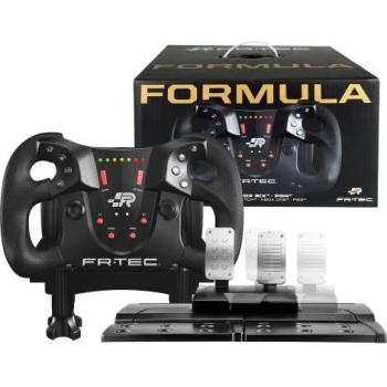 FRTEC - Volante de Carreras con pedales FORMULA WHEEL Compatible con Playstation 4, Series X, Xbox One