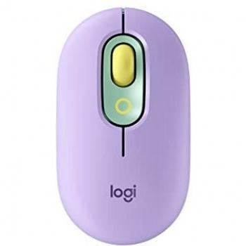 Logitech POP Ratón inalámbrico con Emoji personalizable, tecnología SilentTouch, precisión y velocidad, diseño compacto, Bluetooth, USB, multidispositivo, compatible con OS - Daydream