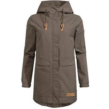 VAUDE Redmont Parka Chaqueta, Mujer, marrón grisáceo, 44