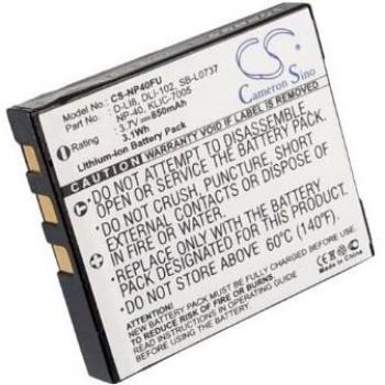 3.7V 0.85Ah Li-ion Battery for Braun D808 and Compatible with Kodak KLIC-7005, Pentax D-li85, Samsung SLB-0737