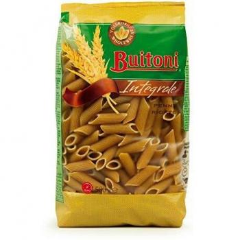 Buitoni - Penne Rigate Integrale, Macarrones Integrales, Pasta de Trigo Integral, Pack 4 Unidades x 500