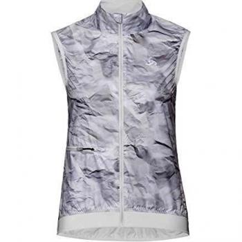 Odlo Fujin - Camiseta de Ciclismo para Mujer, Color Gris