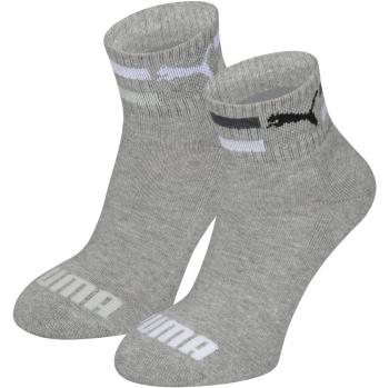 Puma Quarter Clyde 2p, Calcetines Unisex Niños, Gris