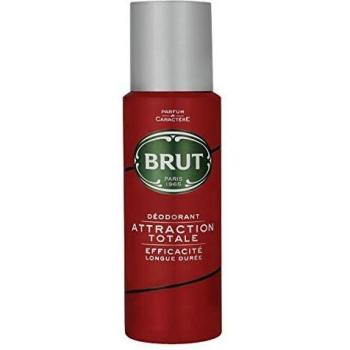 Brut Attraction Totale Mens Gents Deodorant Spray 200 ml 3 Pack