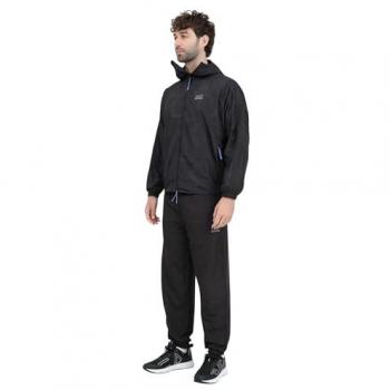 EA7 Emporio Armani Men's Regular Fit Jogging Suit, Black, Size XL
