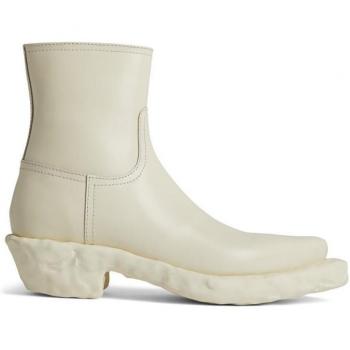 CAMPERLAB Venga Ankle Boots for Women in White Smooth Leather - Size 38 / 7.5