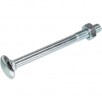 Perno tornillo M8x40mm DIN 603, tipo: perno tornillo, material: acero, acabado: zincado, diámetro: M8, longitud: 40mm, norma: DIN 603