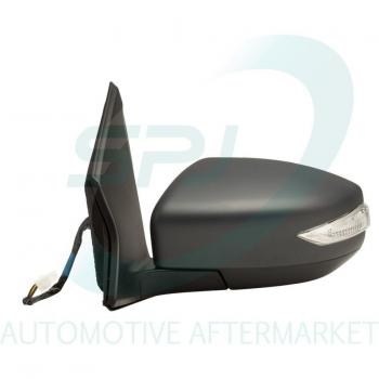 Retrovisor exterior SPJ E-3251 - Espejo retrovisor con ajuste manual, diseño aerodinámico, carcasa de plástico resistente a impactos, cristal convexo para mayor visibilidad y compatible con vehículos de diversas marcas