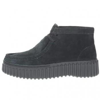 Clarks Torhill Moss Women's Black Suede Ankle Boots and Loafers