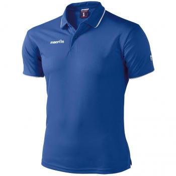 Macron Draco Blue Polo Shirt 3XL