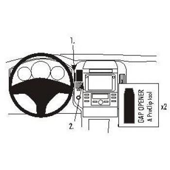 Soporte ProClip Central Brodit para Toyota Corolla Verso/SportsVan 04-09