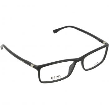 BOSS HUGO 0680 D28 55, Gafas de Sol para Hombre, Negro